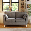 Osten 2 Seater Sofa Pewter Oak Feet from Roseland Furniture