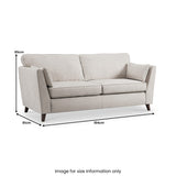 Osten 3 Seater Sofa Stone from Roseland Furniture