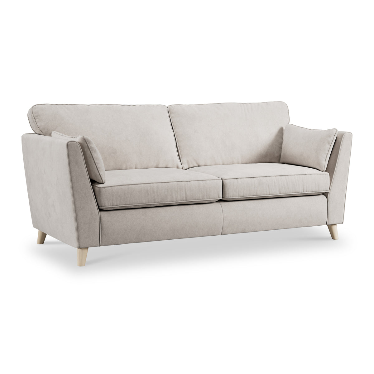 Osten 3 Seater Sofa Stone Oak Feet from Roseland Furniture