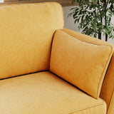 Osten 3 Seater Sofa Lemon Beech Feet from Roseland Furniture