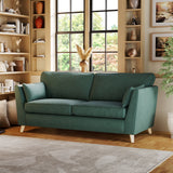 Osten 3 Seater Sofa Ocean Oak Feet from Roseland Furniture