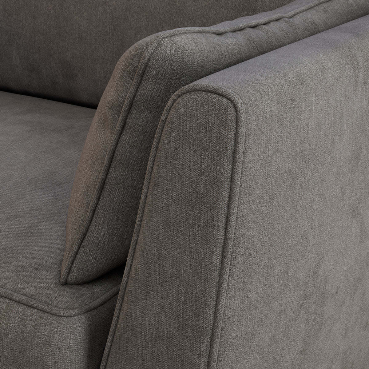 Osten 3 Seater Sofa Pewter from Roseland Furniture