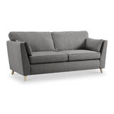 Osten 3 Seater Sofa Pewter Oak Feet from Roseland Furniture