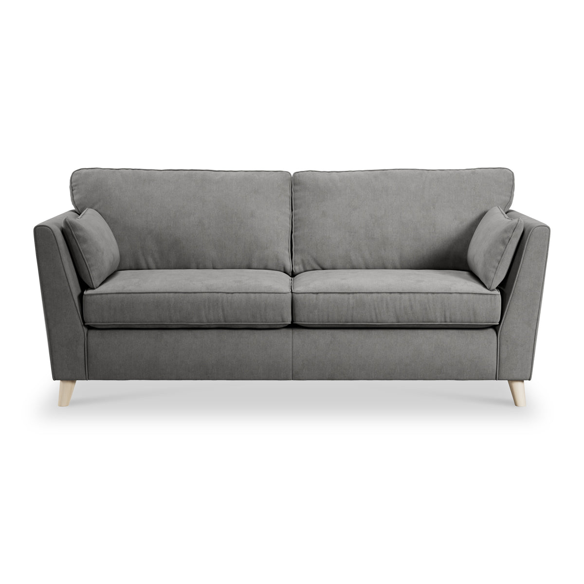 Osten 3 Seater Sofa Pewter Oak Feet from Roseland Furniture