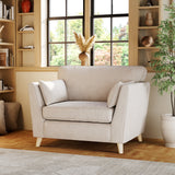 Osten Snuggler Armchair Stone Oak Feet from Roseland Furniture