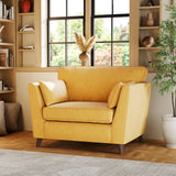 Osten Snuggler Armchair Lemon from Roseland Furniture