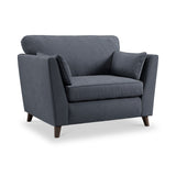 Osten Snuggler Armchair Navy from Roseland Furniture