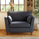 Osten Snuggler Armchair Navy from Roseland Furniture