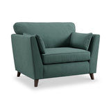 Osten Snuggler Armchair Ocean Beech Feet from Roseland Furniture