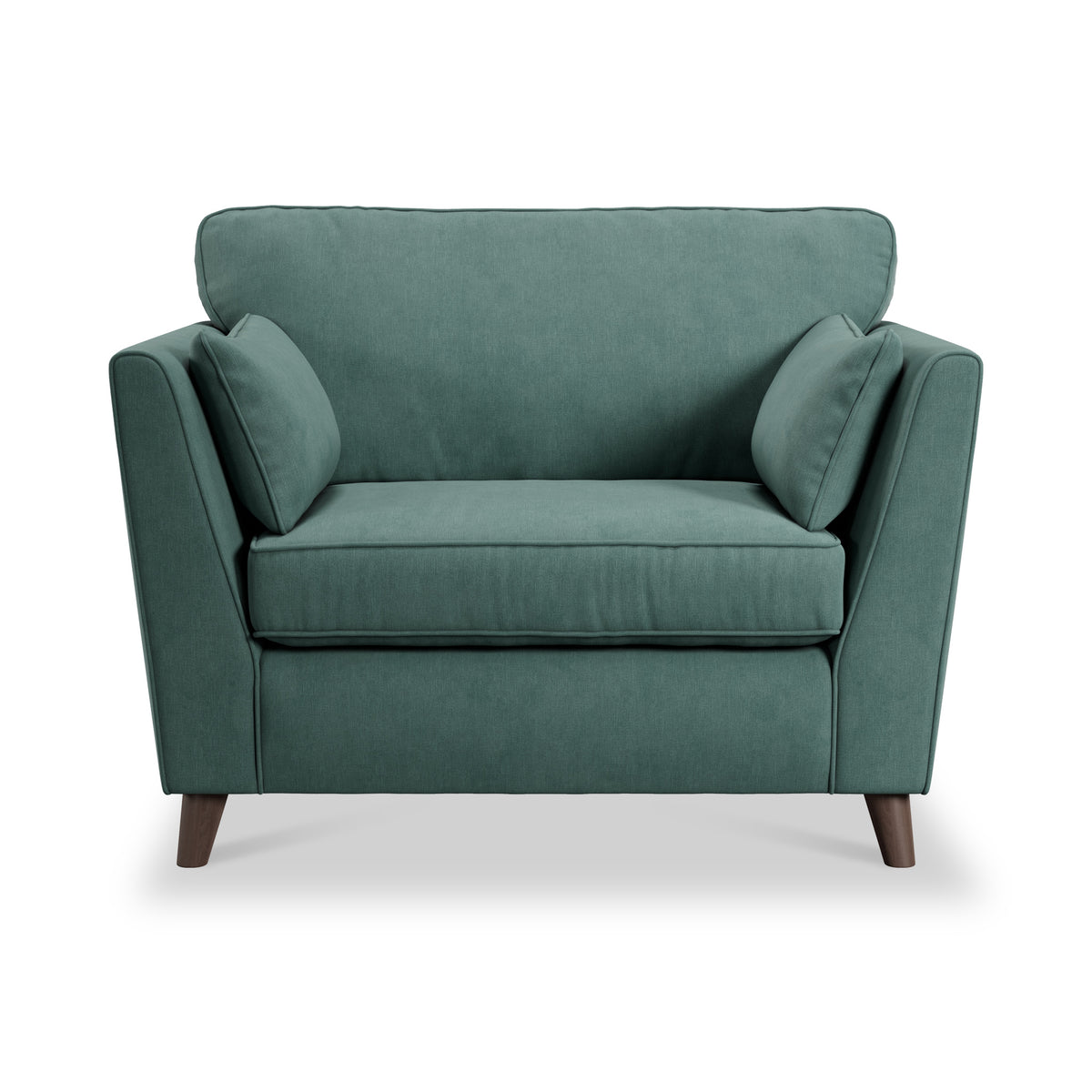 Osten Snuggler Armchair Ocean Beech Feet from Roseland Furniture