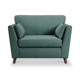 Osten Snuggler Armchair Ocean Beech Feet from Roseland Furniture