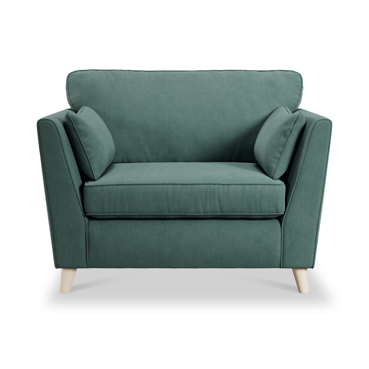 Osten Snuggler Armchair Ocean Oak Feet from Roseland Furniture