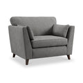 Osten Snuggler Armchair Pewter Beech Feet from Roseland Furniture
