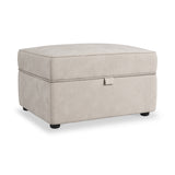 Osten Storage Footstool Stone from Roseland Furniture