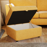 Osten Storage Footstool Lemon from Roseland Furniture