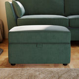 Osten Storage Footstool Ocean from Roseland Furniture