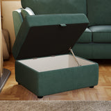 Osten Storage Footstool Ocean from Roseland Furniture