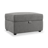Osten Storage Footstool Pewter from Roseland Furniture
