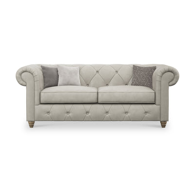 Everett Leather 3 Seater Sofa