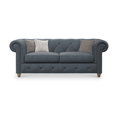 Everett Leather 3 Seater Sofa