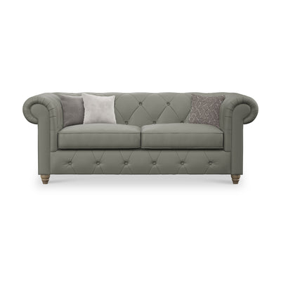 Everett Leather 3 Seater Sofa