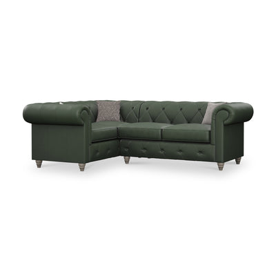 Everett Leather Corner Sofa