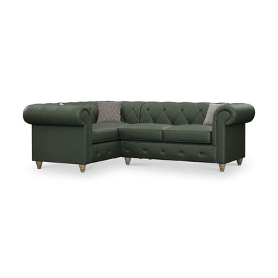 Everett Leather Corner Sofa