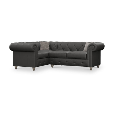 Everett Leather Corner Sofa