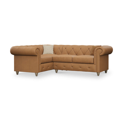 Everett Leather Corner Sofa
