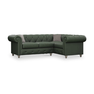 Everett Leather Corner Sofa