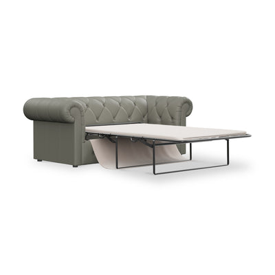 Everett Leather 3 Seater Sofa Bed