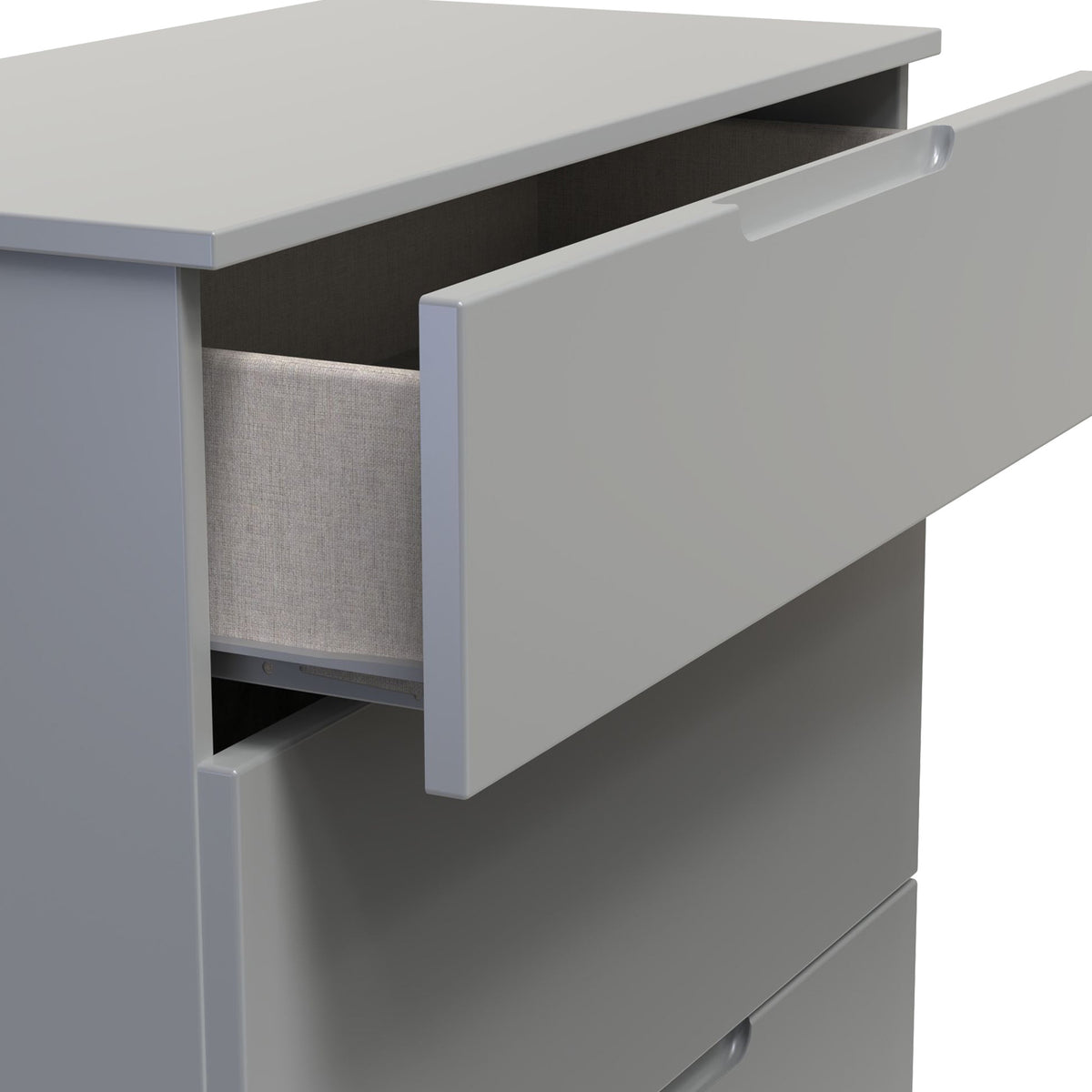 Henshaw 3 Drawer Deep Chest Dusk Grey from Roseland Furniture