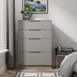 Henshaw 4 Drawer Deep Chest Dusk Grey from Roseland Furniture