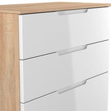 Henshaw 4 Drawer Deep Chest White Oak from Roseland Furniture