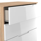 Henshaw 4 Drawer Deep Chest White Oak from Roseland Furniture