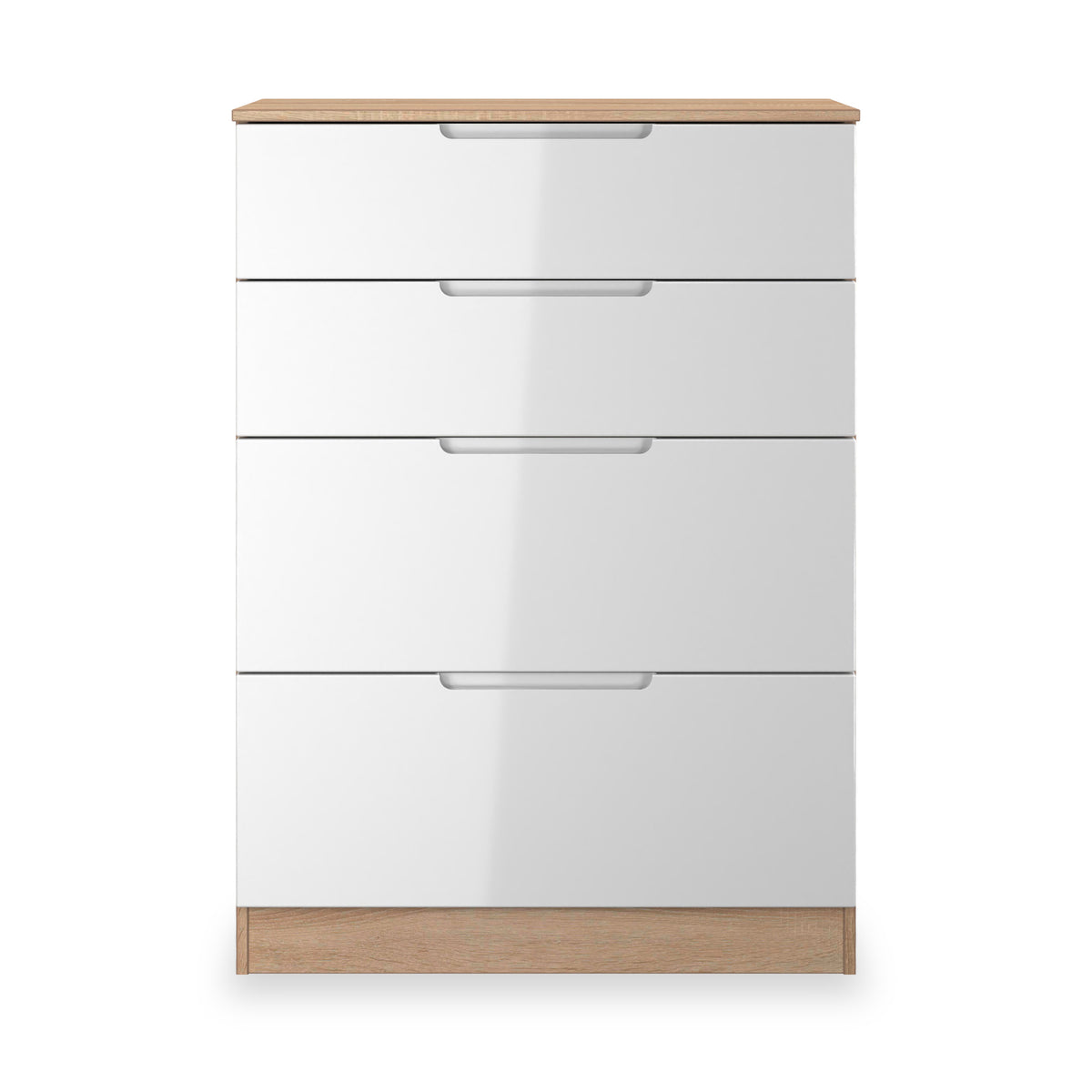 Henshaw 4 Drawer Deep Chest White Oak from Roseland Furniture