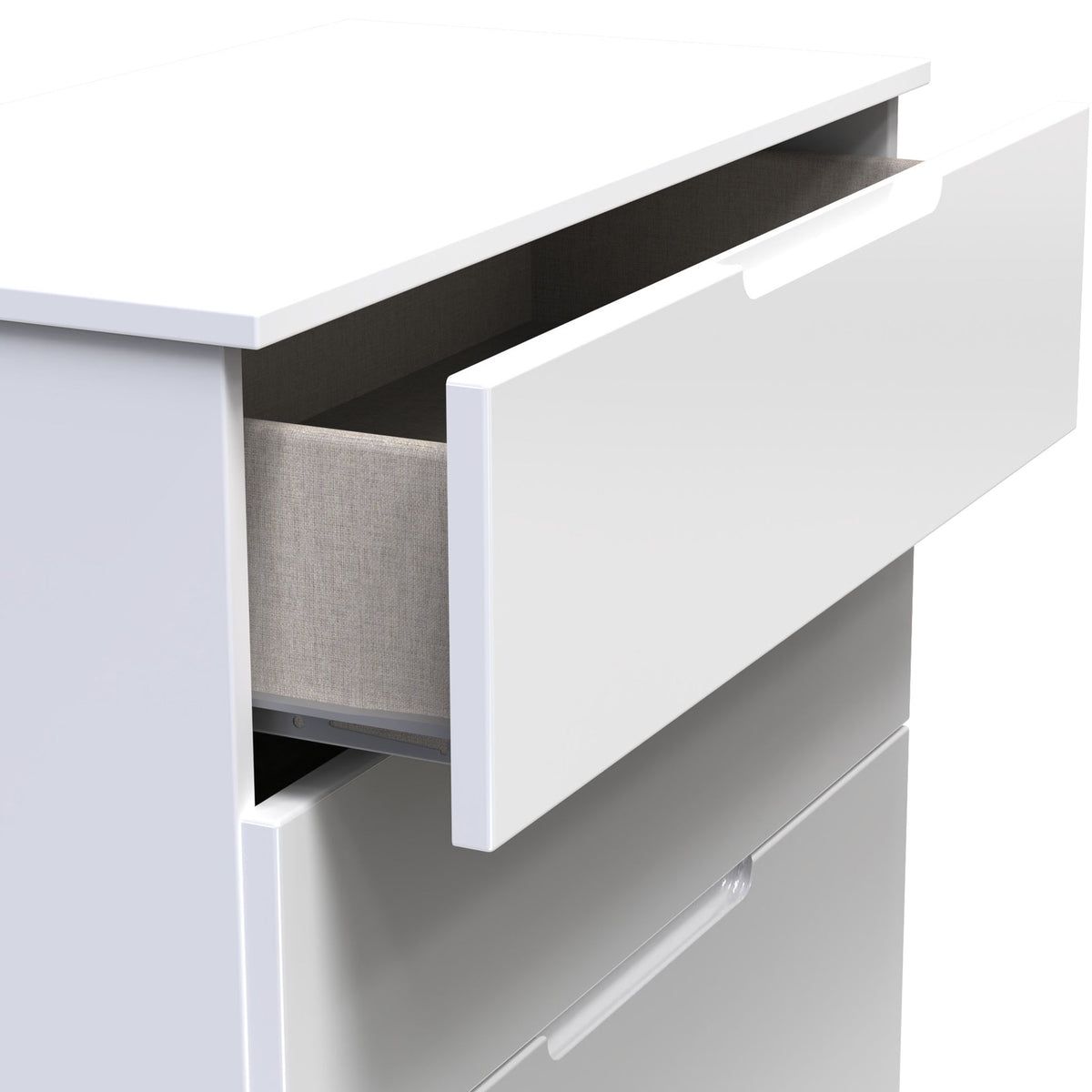 Henshaw 4 Drawer Deep Chest White from Roseland Furniture