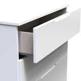 Henshaw 4 Drawer Deep Chest White from Roseland Furniture