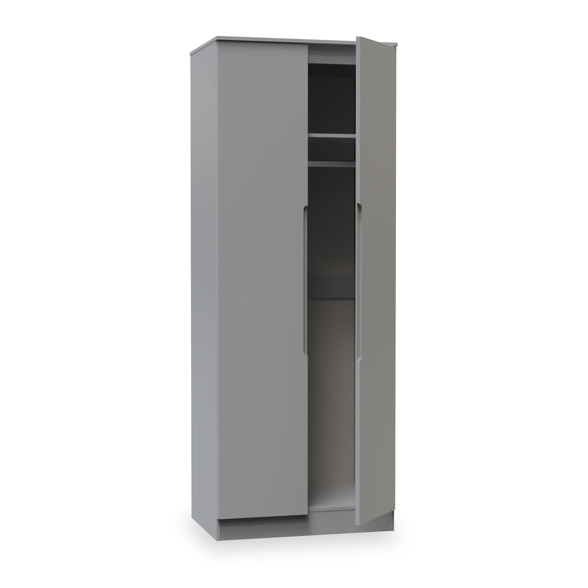 Henshaw Tall Double Wardrobe Dusk Grey from Roseland Furniture