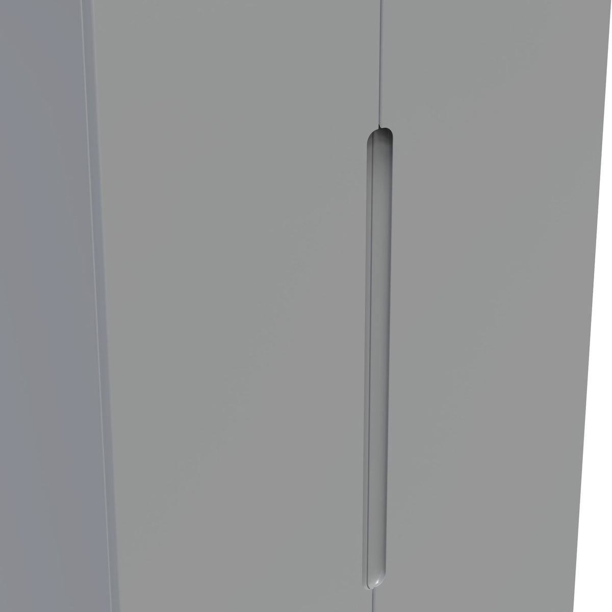 Henshaw 2 Drawer Double Wardrobe Dusk Grey from Roseland Furniture