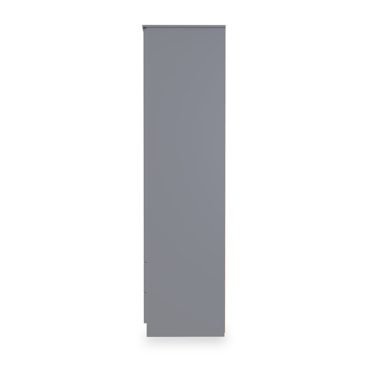 Henshaw 2 Drawer Double Wardrobe Dusk Grey from Roseland Furniture