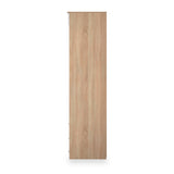 Henshaw 2 Drawer Double Wardrobe White Oak from Roseland Furniture