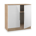 Henshaw 2 Door Small Sideboard White Oak from Roseland Furniture