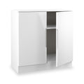 Henshaw 2 Door Small Sideboard White from Roseland Furniture