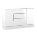 Henshaw 3 Drawer XL Sideboard White from Roseland Furniture