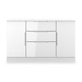 Henshaw 3 Drawer XL Sideboard White from Roseland Furniture
