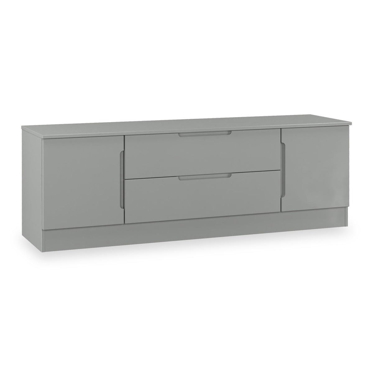 Henshaw Small TV Unit Dusk Grey from Roseland Furniture