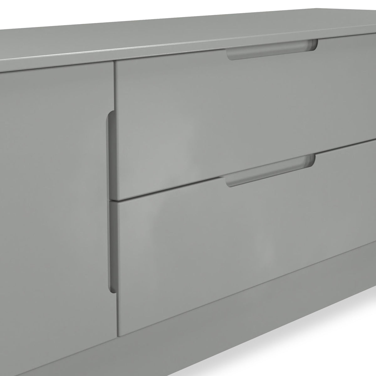 Henshaw Small TV Unit Dusk Grey from Roseland Furniture