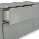 Henshaw Small TV Unit Dusk Grey from Roseland Furniture