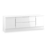 Henshaw Small TV Unit White from Roseland Furniture